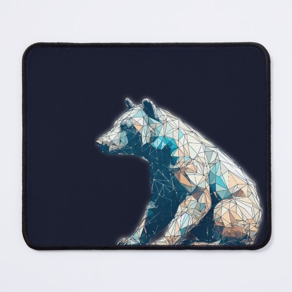 Item preview, Geometric Bear designed and sold by MountainPaws.