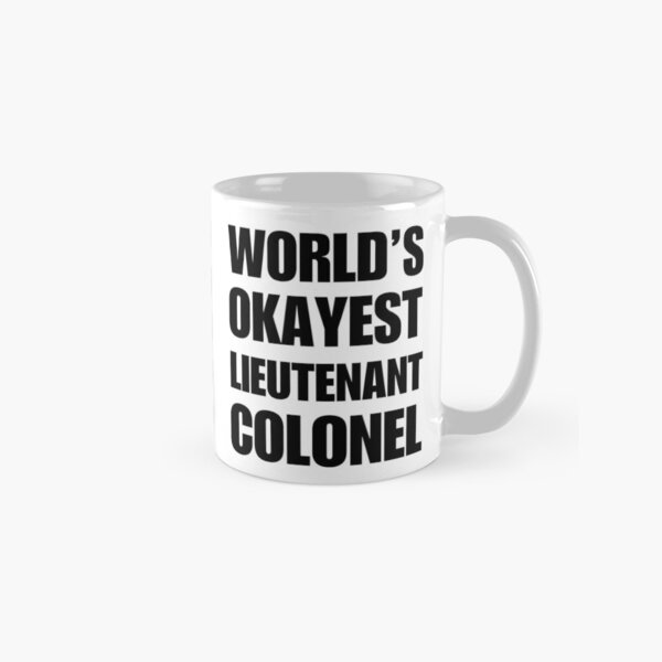 Vista previa del artículo con la obra «La taza de café del teniente coronel más afortunado del mundo gracioso», diseñado y vendido por christianadams.