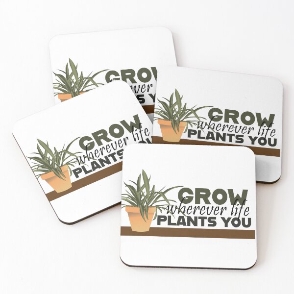 Item preview, Grow Wherever Life Plants You designed and sold by OcrenaOriginals.