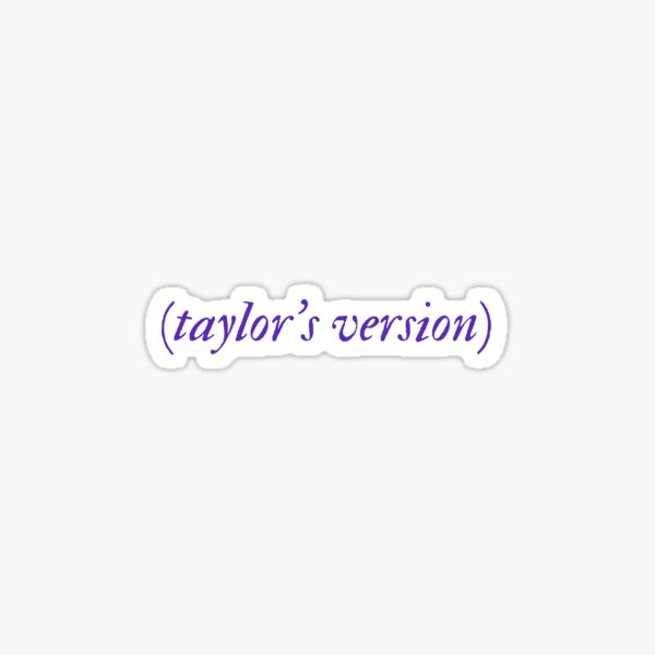 Speak Now (Taylor's Version) Sticker – Modern Legend, LLC.