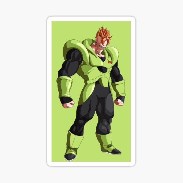 Dragon Ball Sticker – Android 16 – Acid Ink Designs