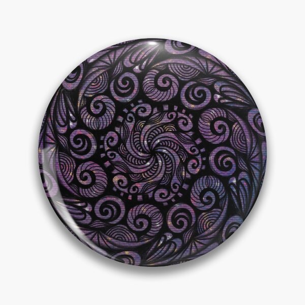 Item preview, Mandala Line Art 5.6.23 Purple Watercolor Stars designed and sold by Kristi Duggins.