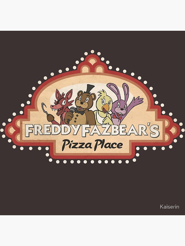 Five Nights at Freddy's 2 - Freddy Fazbear's Logo - Golden Bonnie - Posters  and Art Prints