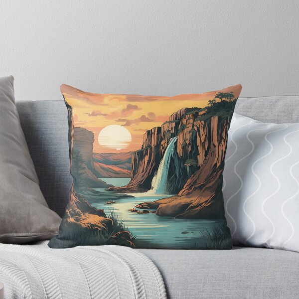 Item preview, Canyon Waterfall designed and sold by AllAboutTheArt.
