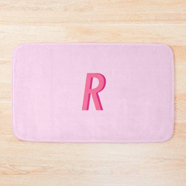 Item preview, R Pink Monogram designed and sold by mbstickerco20.