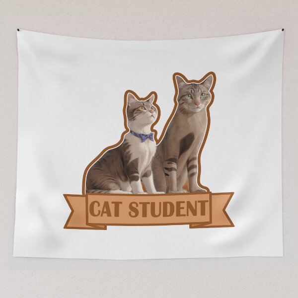 Item preview, Cat Student,Cat miaw,cat miaw love,Student Cat  designed and sold by Lychee Design.