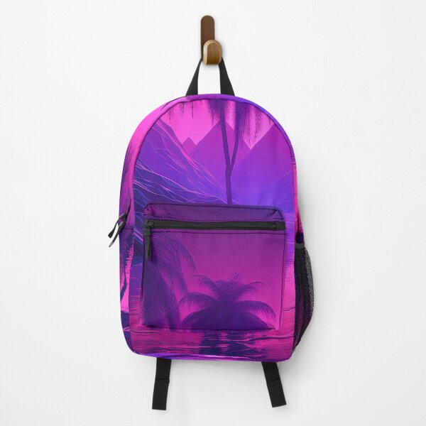 Item preview, Dreamy Horizons: A Nighttime Synthwave Oasis designed and sold by Mullet Monkey.