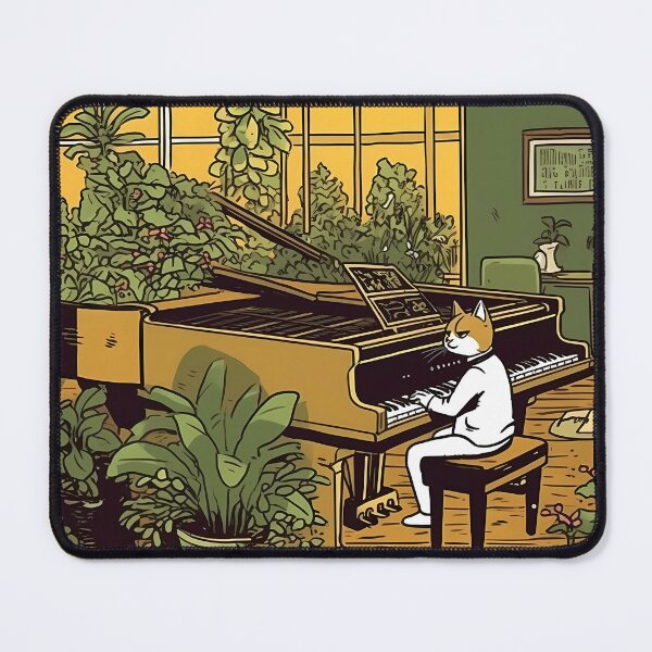 Item preview, Tabby Cat Tickling the Keys designed and sold by Deep-Indigo.