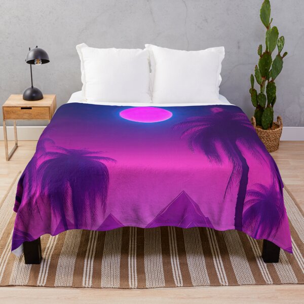 Item preview, Dreamy Horizons: A Nighttime Synthwave Oasis designed and sold by Mullet Monkey.