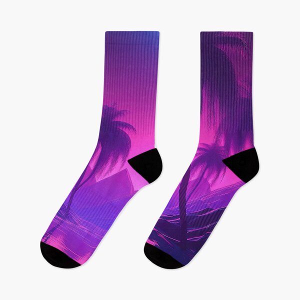 Item preview, Dreamy Horizons: A Nighttime Synthwave Oasis designed and sold by Mullet Monkey.