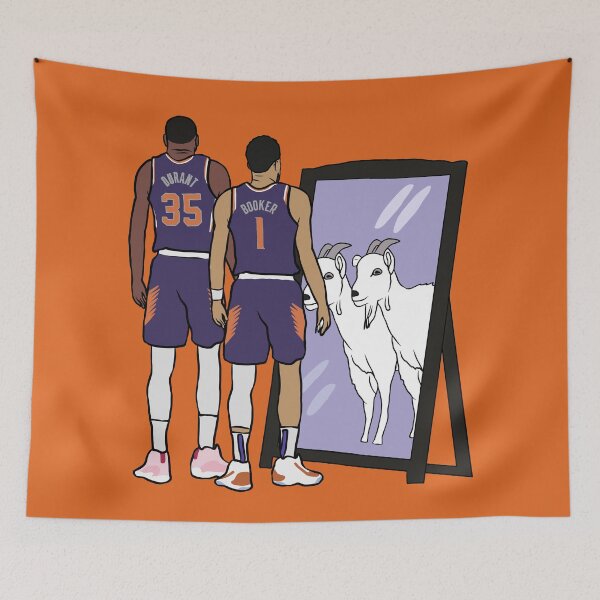 Item preview, Kevin Durant and Devin Booker Mirror GOATs designed and sold by RatTrapTees.