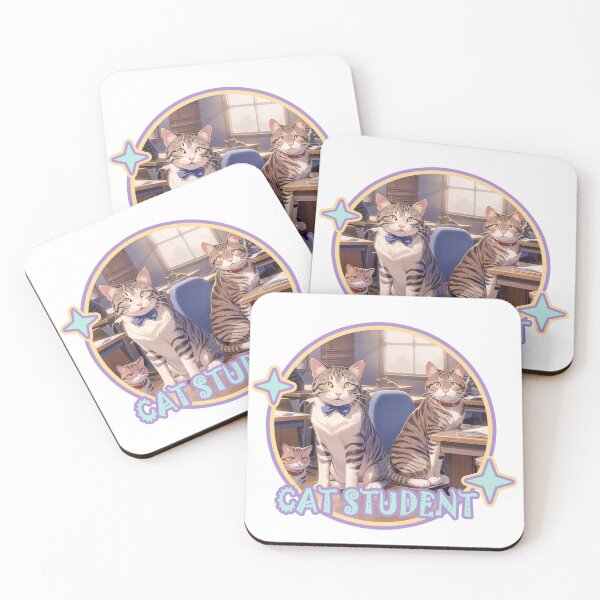 Item preview, Cat Student,Cat miaw,cat miaw love,Student Cat  designed and sold by Lychee Design.