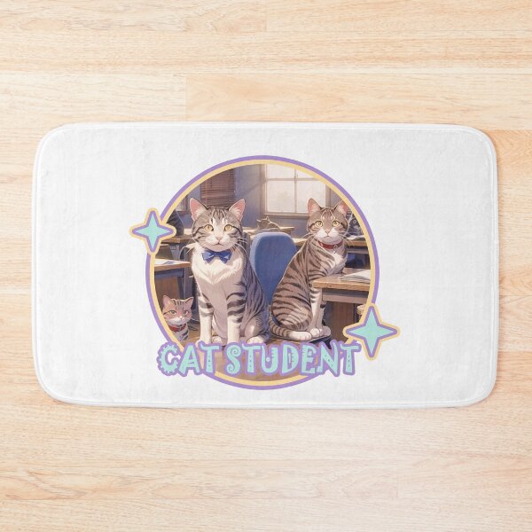 Item preview, Cat Student,Cat miaw,cat miaw love,Student Cat  designed and sold by Lychee Design.