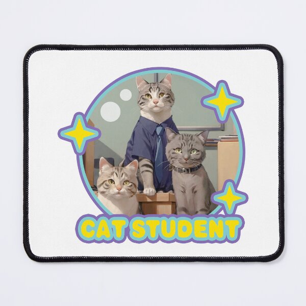 Item preview, Cat Student,Cat miaw,cat miaw love,Student Cat  designed and sold by Lychee Design.