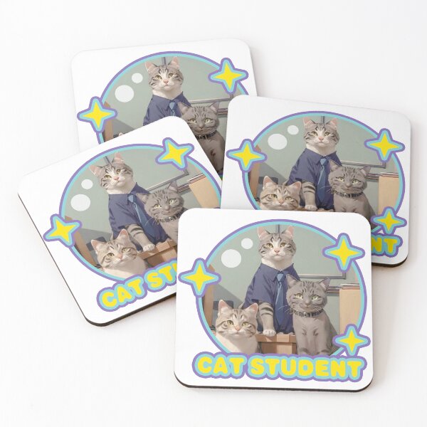 Item preview, Cat Student,Cat miaw,cat miaw love,Student Cat  designed and sold by Lychee Design.