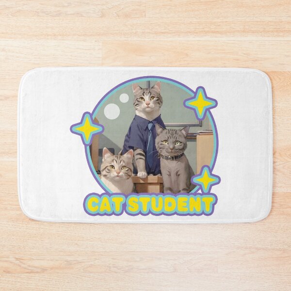 Item preview, Cat Student,Cat miaw,cat miaw love,Student Cat  designed and sold by Lychee Design.