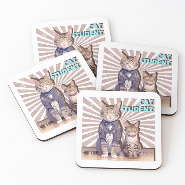 Item preview, Cat Student,Cat miaw,cat miaw love,Student Cat  designed and sold by Lychee Design.