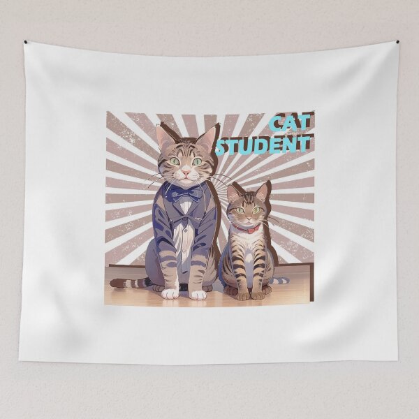 Item preview, Cat Student,Cat miaw,cat miaw love,Student Cat  designed and sold by Lychee Design.