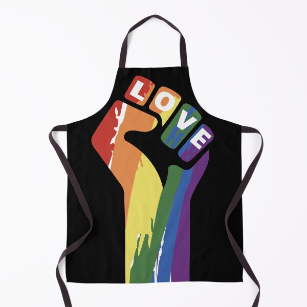 Item preview, rainbow-colored fist designed and sold by LiberaCaballo.