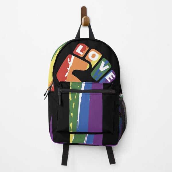 Item preview, rainbow-colored fist designed and sold by LiberaCaballo.