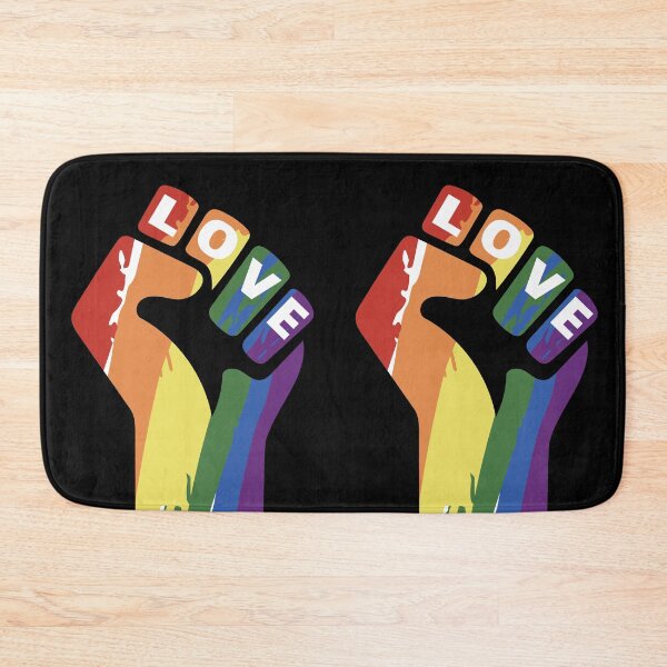 Item preview, rainbow-colored fist designed and sold by LiberaCaballo.
