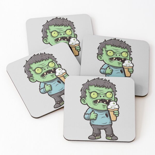 Item preview, Zombie Kid with Ice Cream designed and sold by HilltopGraphics.