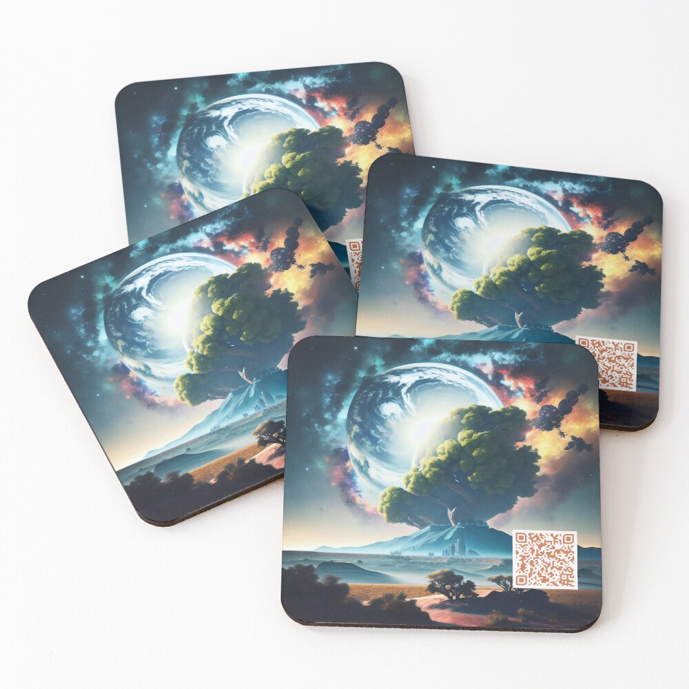 Item preview, Coasters (Set of 4) designed and sold by ArfulIntells.