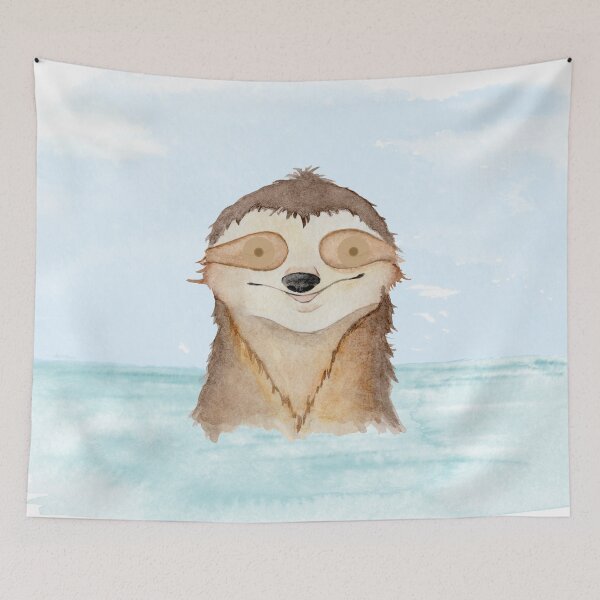Item preview, Beach Sloth  designed and sold by Rozlar.