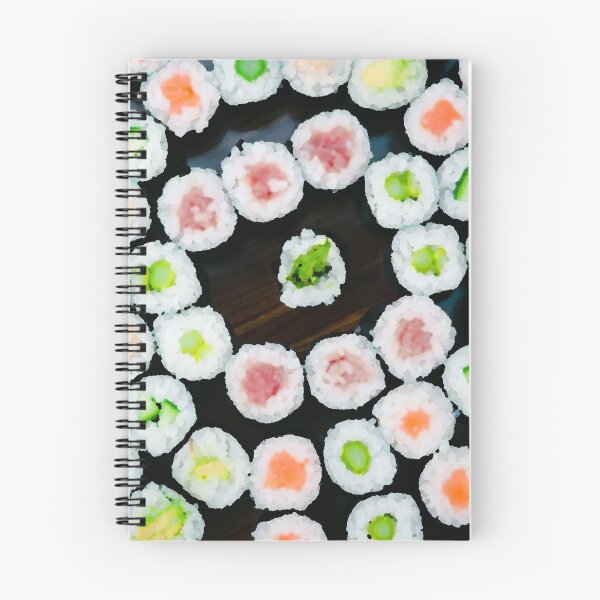 Item preview, watercolor sushi designed and sold by Gillian Vann.