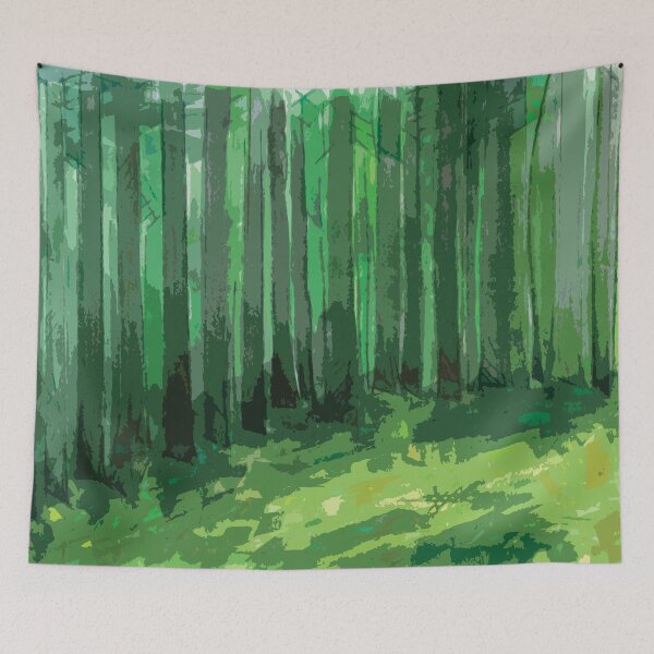 Item preview, Green Forest Incline designed and sold by Alexandria Levin.