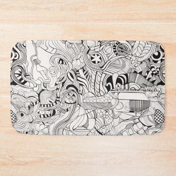 Item preview, Black and White Pattern Swatch No. 2 designed and sold by Starliteflower.