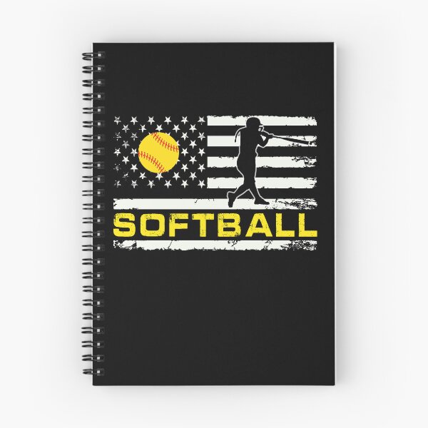 Item preview, Softball American Flag Fun Softball Fan designed and sold by R&BApparel.