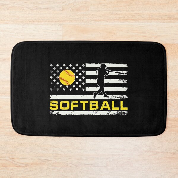 Item preview, Softball American Flag Fun Softball Fan designed and sold by R&BApparel.