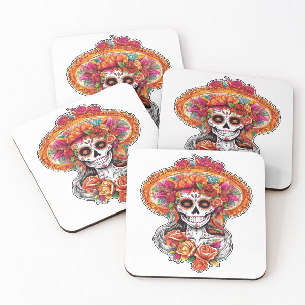 Item preview, La Dulce Dama - The Sweet Lady - Día De Los Muertos - Day of the Dead designed and sold by Rickie Pauley.