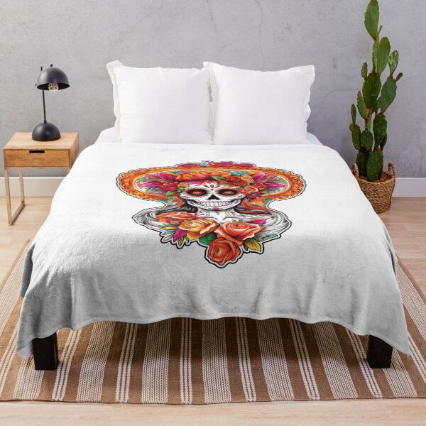 Item preview, La Dulce Dama - The Sweet Lady - Día De Los Muertos - Day of the Dead designed and sold by Rickie Pauley.