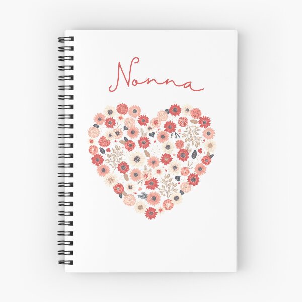 Item preview, Nonna Floral Heart designed and sold by AliKatsDesign.