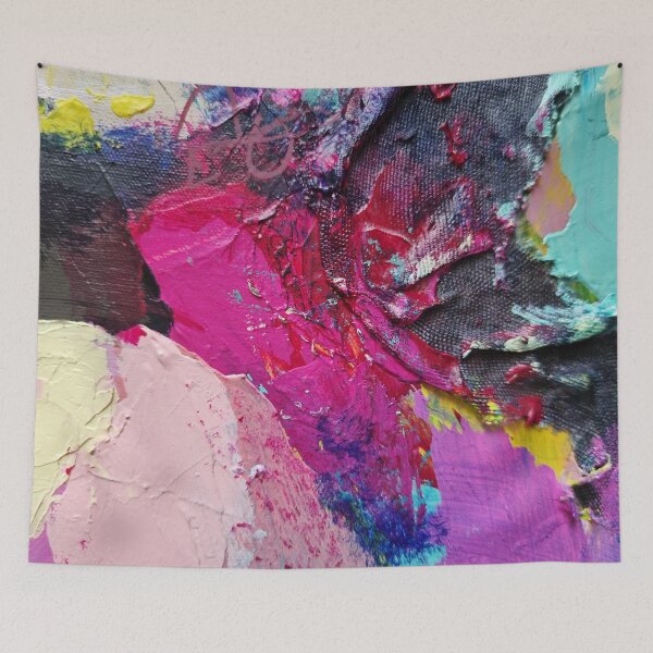 Item preview, Magenta Denim Abstract by Leah Gay designed and sold by leahgay.