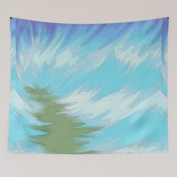 Item preview, Rising Abstract Sea designed and sold by Korroby.