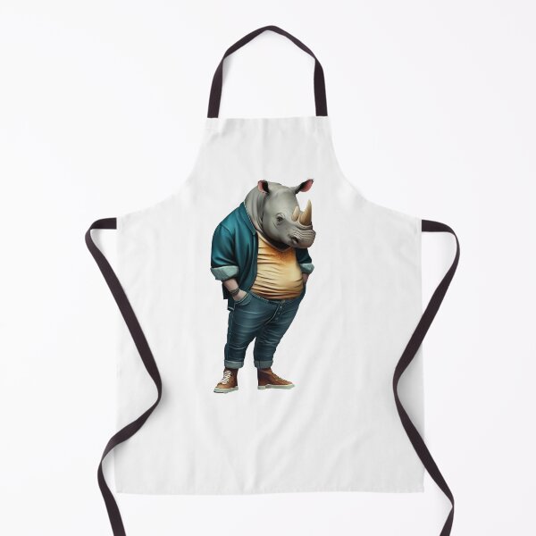 Item preview, Hipster Rhino V3 designed and sold by HipsterAnimals.