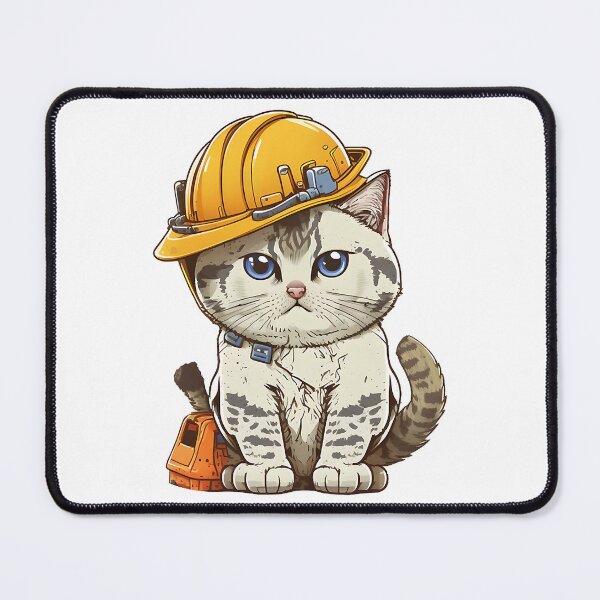 Item preview, A CAT WITH S HARD HAT - Cat Design - catswithhardhats designed and sold by olliecisneros3.