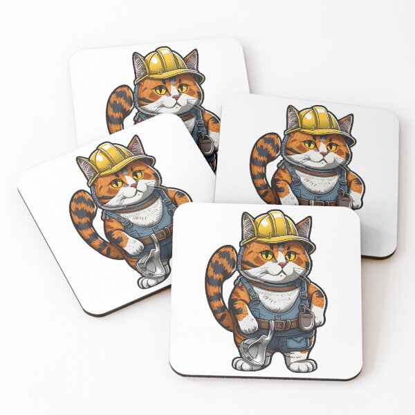 Item preview, A CAT WITH S HARD HAT - catswithhardhats       designed and sold by olliecisneros3.