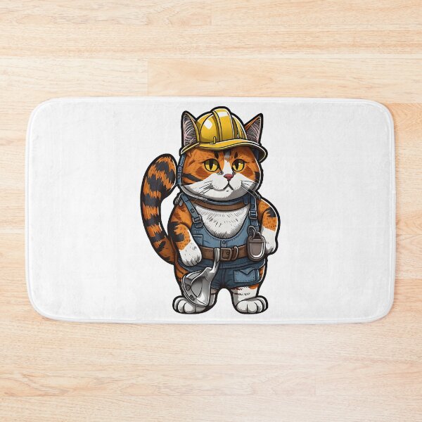 Item preview, A CAT WITH S HARD HAT - catswithhardhats       designed and sold by olliecisneros3.