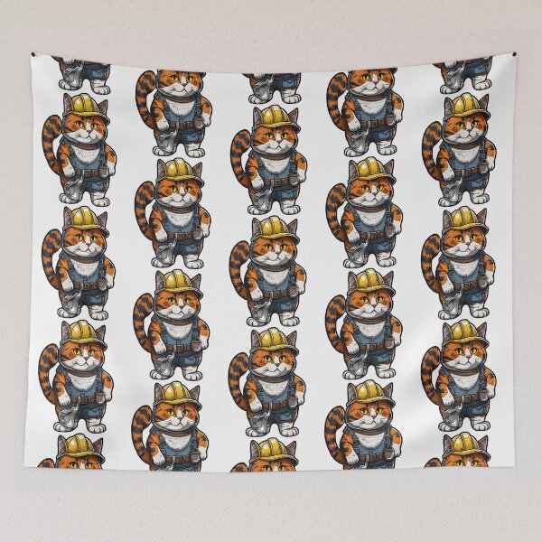 Item preview, A CAT WITH S HARD HAT - catswithhardhats       designed and sold by olliecisneros3.