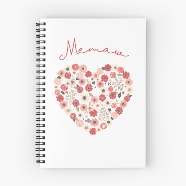 Artikelvorschau, Memaw Blumenherz entworfen und verkauft von AliKatsDesign.