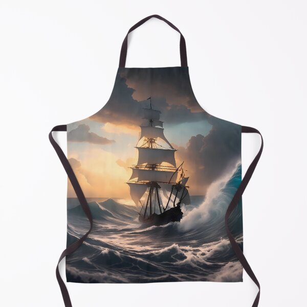 Item preview, SHIP IN OCEAN STORM designed and sold by basitcv.