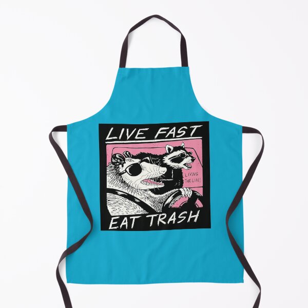 Item preview, Live fast eat trash designed and sold by KlownKake.