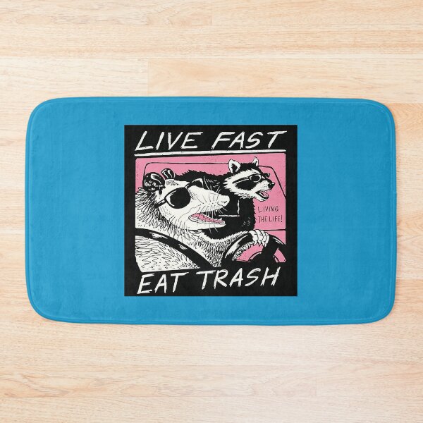 Item preview, Live fast eat trash       designed and sold by KlownKake.