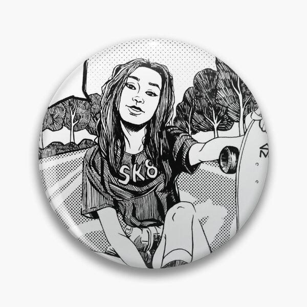 Artikelvorschau, SK8 Gurl entworfen und verkauft von maxmarinart.