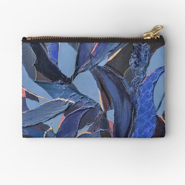Item preview, Midnight Blue Leaves Painting designed and sold by leahgay.