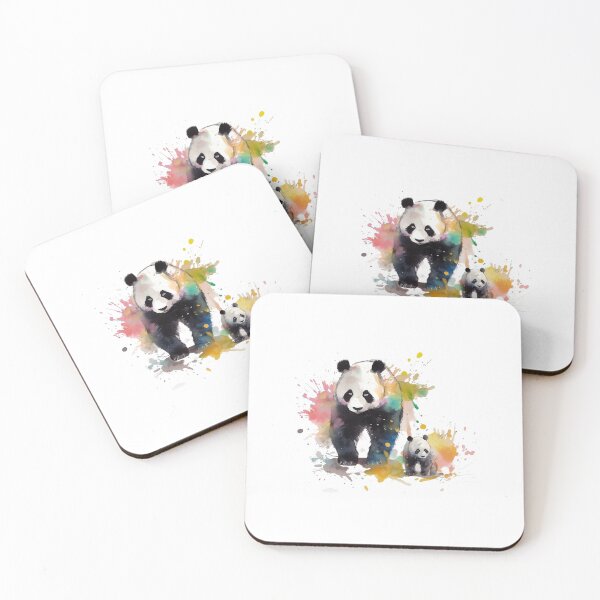 Item preview, Panda family mother baby wild life designed and sold by CustomDC.